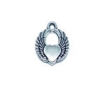 92.5 Silver Angel Wing Charm
