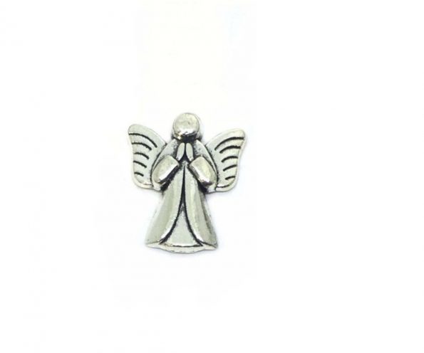 LAN-005 Tiny Sterling Silver Angel Charm