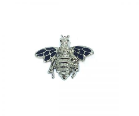 Sterling Silver Bee Enamel Charm