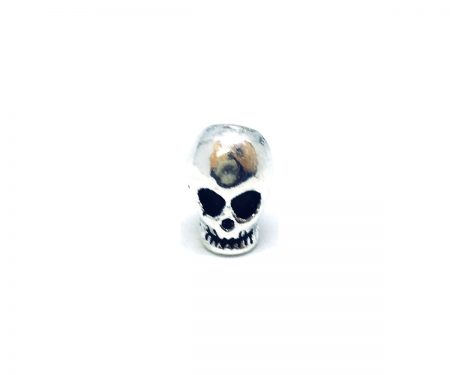 Sterling Silver Skull Beads