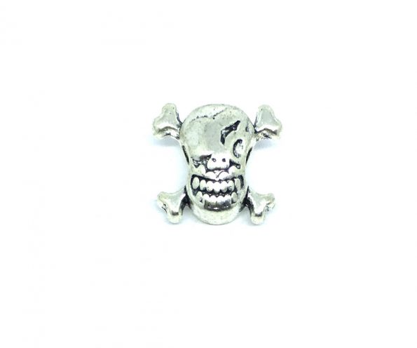 LBSKL-004 Skull Bead Sterling Silver