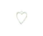 Heart Charm Sterling Silver