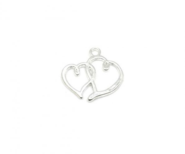 LHRT-003 Sterling Silver Heart Charms
