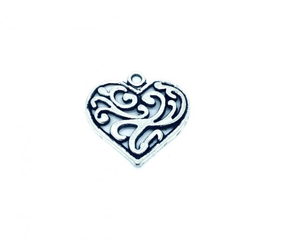 LHRT-009 Sterling Silver Heart Charm