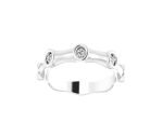 Sterling Silver Cubic Zirconia Band Ring