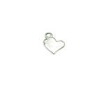 Tiny Sterling Silver Heart Charm