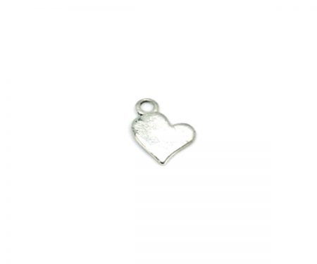 Tiny Sterling Silver Heart Charm