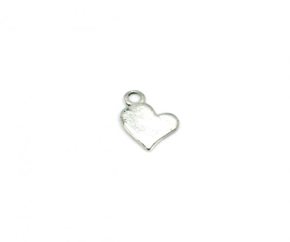 LTNY-001 Tiny Sterling Silver Heart Charm
