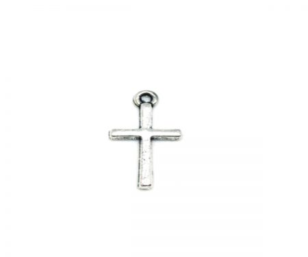 Tiny Sterling Silver Cross Charm