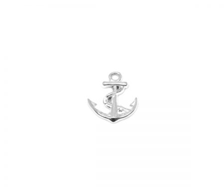 Tiny Sterling Silver Anchor Charm