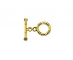 LTOG-020 Sterling Silver Round Toggle Clasp