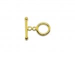 LTOG-023 Round Toggle Clasp Sterling Silver